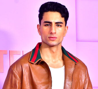 Palak Tiwari and Ibrahim Ali Khan posing together