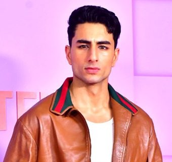 Palak Tiwari and Ibrahim Ali Khan posing together