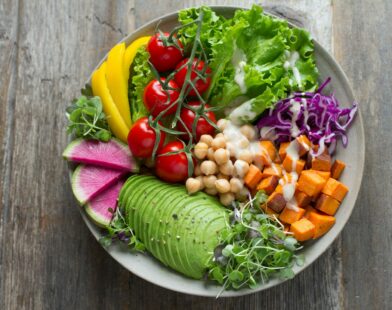bowl of vegetable salads