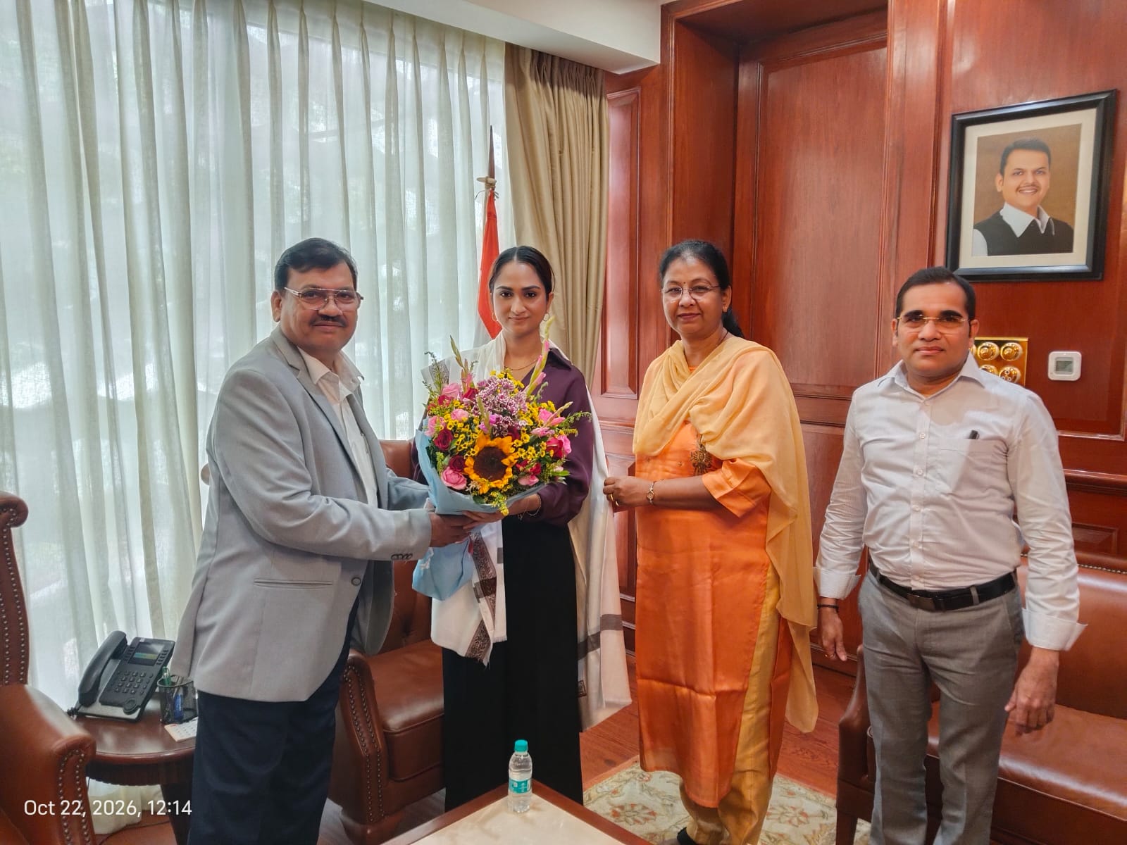 सुरीनामच्या राजदूत हनीषा जयराम आणि महाराष्ट्र विधिमंडळाचे अधिकारी