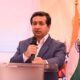सिंधुदुर्गात राष्ट्रीय मोटरसायकल रॅलीचे स्वागत करताना पालकमंत्री नितेश राणे आणि अधिकारी