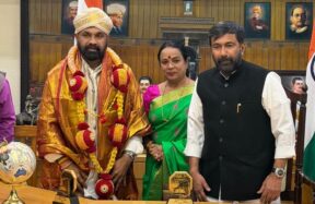 कर्नाटक विधान भवनात उपसभापती सचिन अहिर