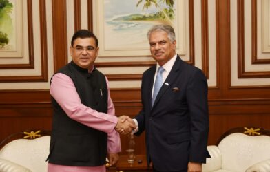 भारत-ब्रिटन व्यापार सहकार्याबाबत बोलताना राजशिष्टाचार मंत्री जयकुमार रावल