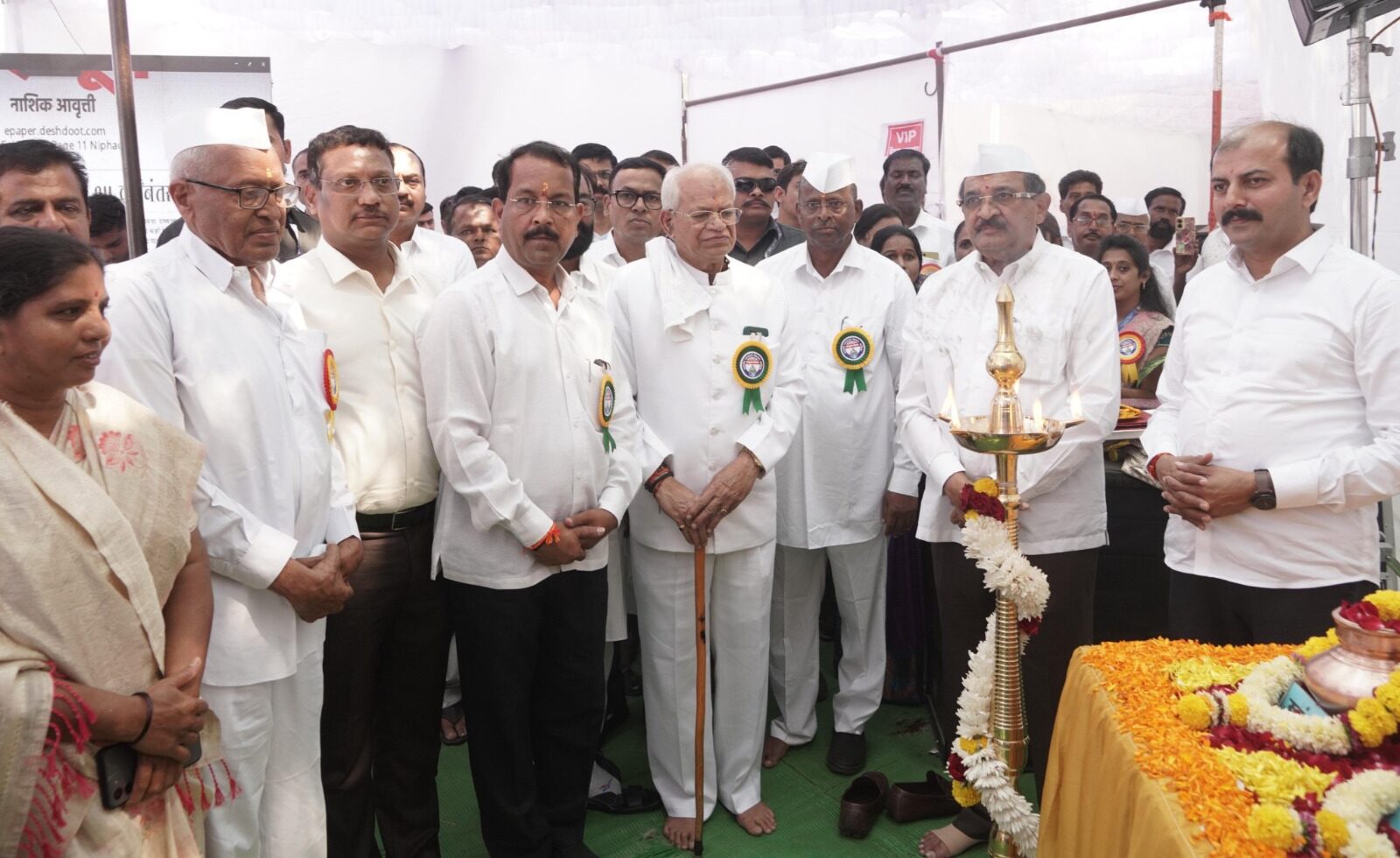 नाशिकमधील वाघाड धरण जलपूजन सोहळा व मार्गदर्शन मेळावा