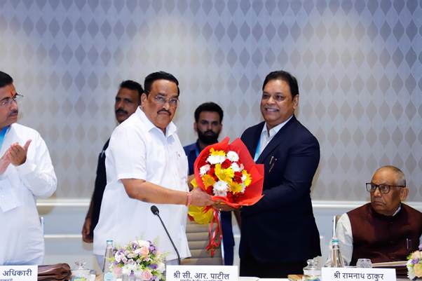 नई दिल्ली में आयोजित उच्चस्तरीय बैठक का एक दृश्य