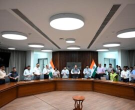 सरकारी कार्यालय भवन का एक दृश्य