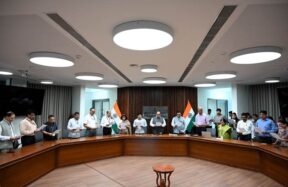सरकारी कार्यालय भवन का एक दृश्य
