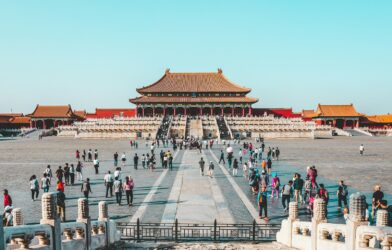 people at Forbidden City in China during daytime